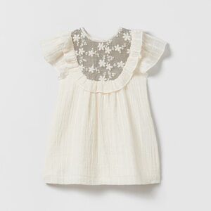 Zara Toddler Floral Embroidery Dress